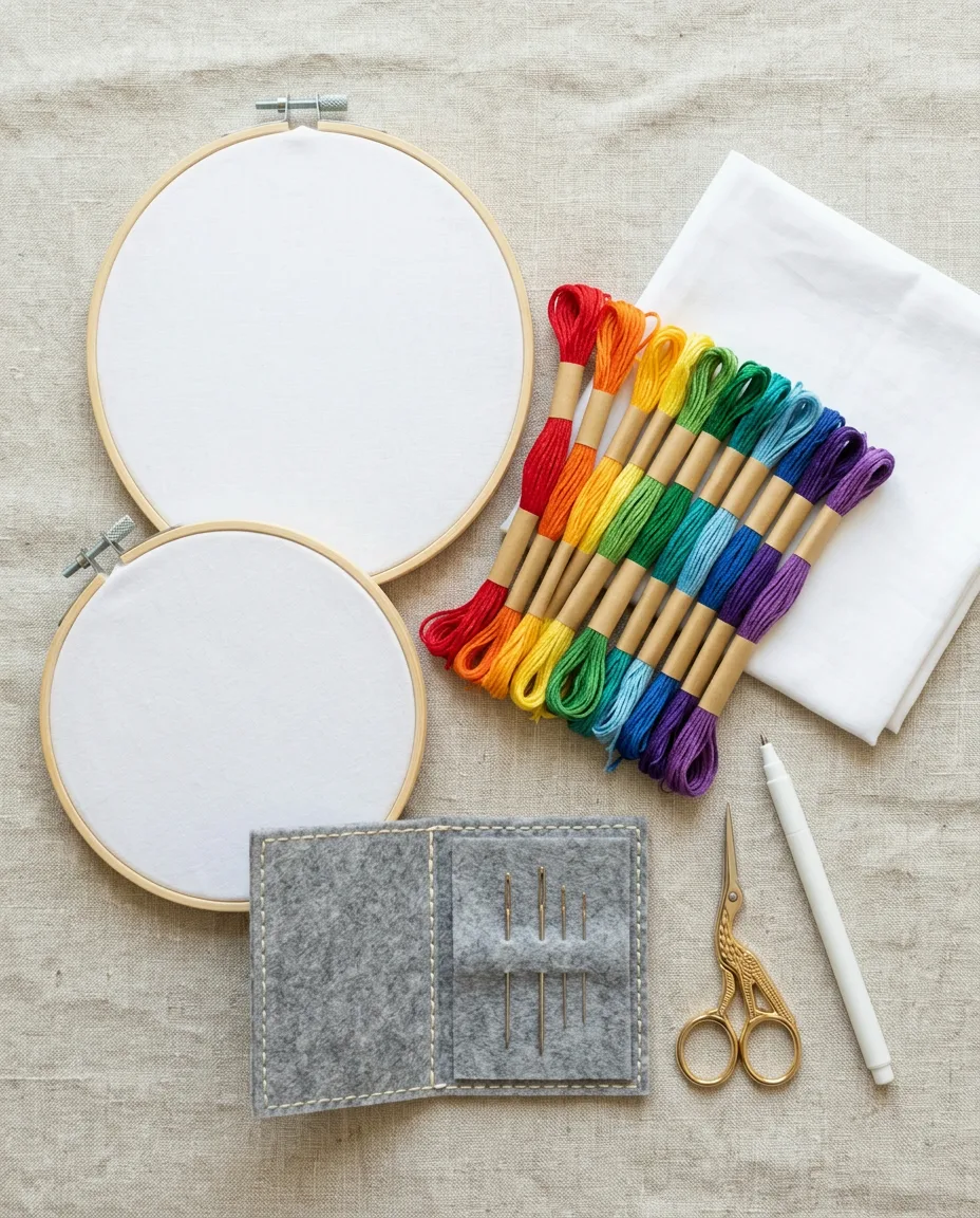 Hand Embroidery for Beginners: What to Buy and Stitch on Day One